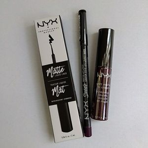 NYX perfect pairings lippies and liquid liner
